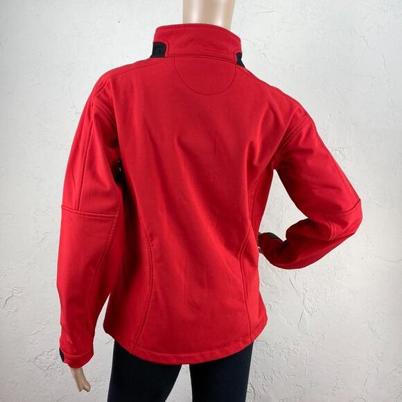 Zorrel The Weather Series Women Red Mock Neck  Fleece Lined Full Zip Jacket M - Picture 10 of 11